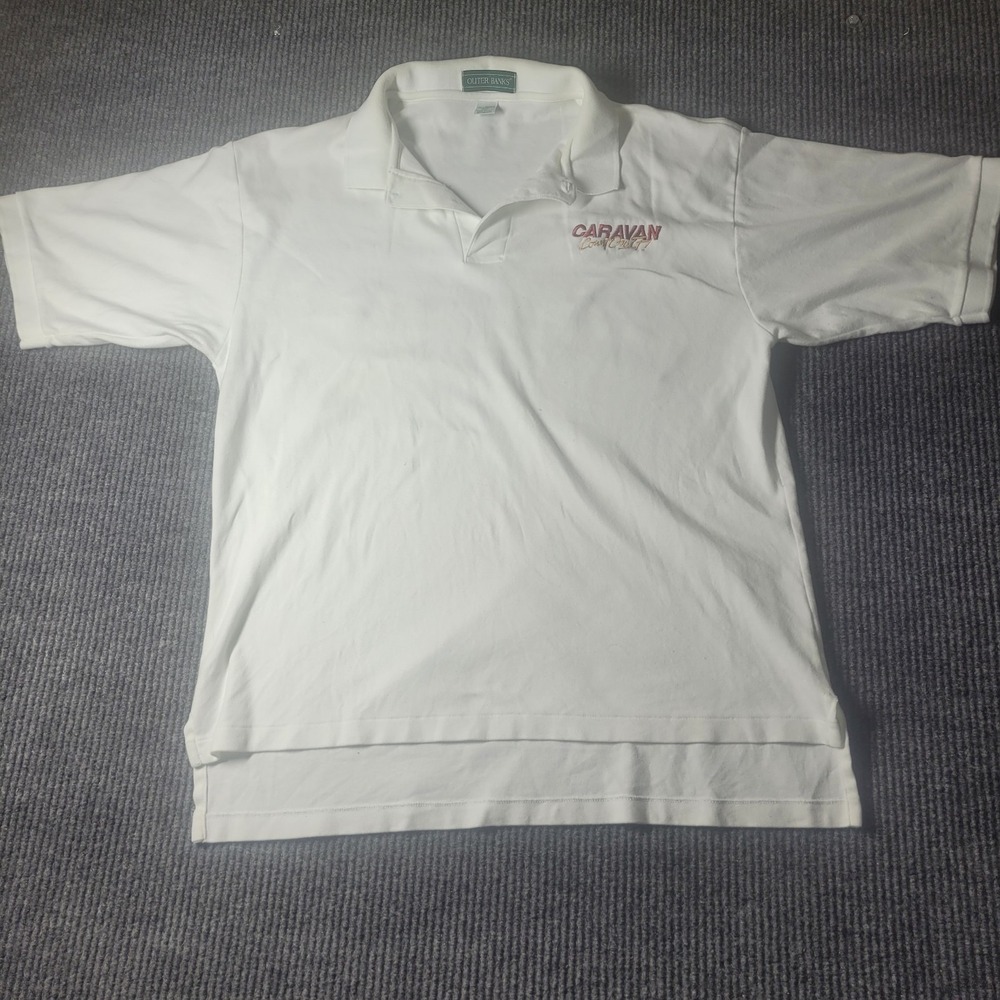 Cessna Caravan‎ Outer Banks Polo Shirt Mens 2XL White Textron Citation Aviation